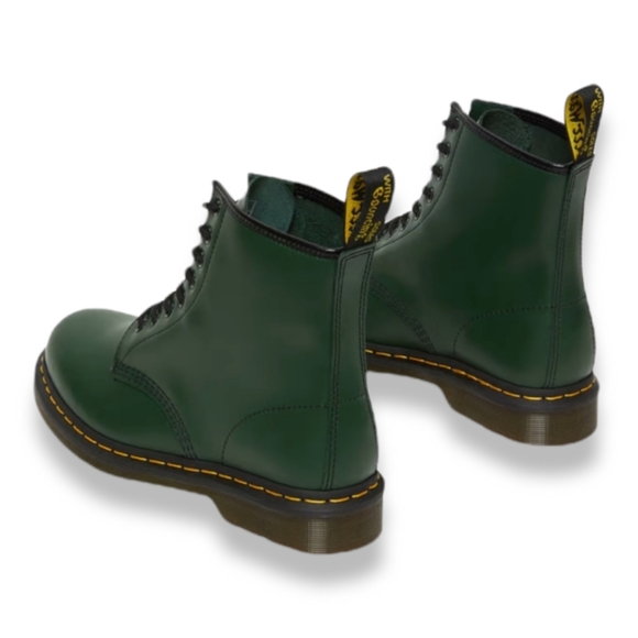Dr. Martens 1460 8-Eye, green leather boots UK 4 | US / AU 6 | EUR 37 - Picture 9 of 10